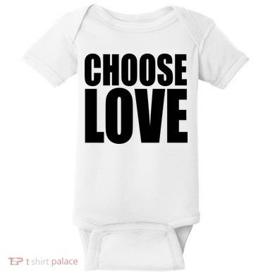Choose Love Baby Bodysuit
