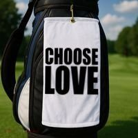 Choose Love Golf Towel thumb 2