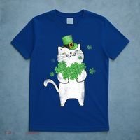 Cat Leprechaun Cat Lover Shamrock St Patrick's Day Gift T-Shirt thumb 5