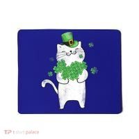 Cat Leprechaun Cat Lover Shamrock St Patrick's Day Gift Mousepad thumb 0