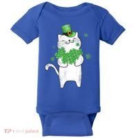 Cat Leprechaun Cat Lover Shamrock St Patrick's Day Gift Baby Bodysuit thumb 0