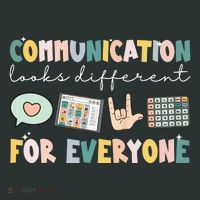 Communication Looks Different For Everyone Autism Awareness T-Shirt thumb 7
