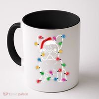 Christmas Lights Dog French Bulldog Coffee Mug thumb 0