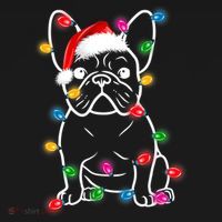 Christmas Lights Dog French Bulldog Ornament thumb 1