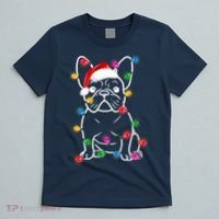 Christmas Lights Dog French Bulldog T-Shirt thumb 5