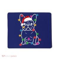 Christmas Lights Dog French Bulldog Mousepad thumb 0