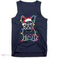Christmas Lights Dog French Bulldog Tank Top thumb 0