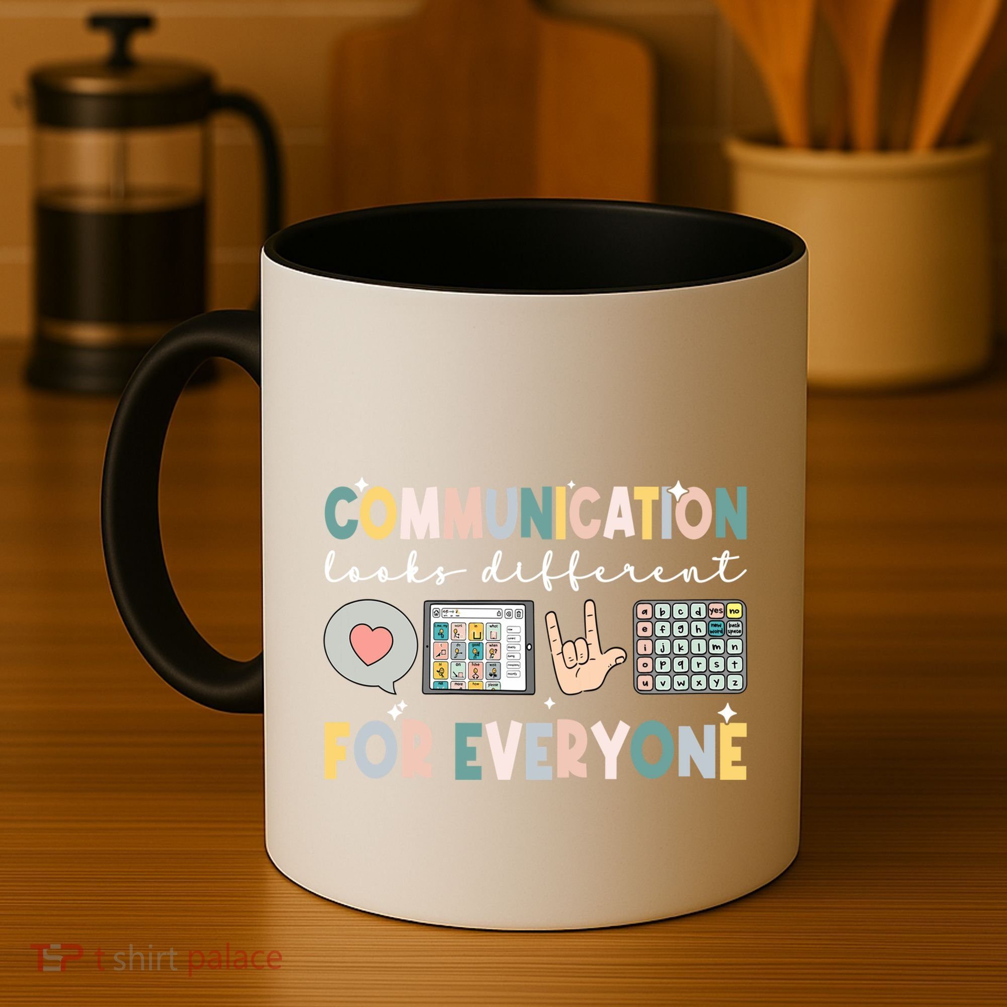 Communication Looks Different For Everyone Autism Awareness Gift Coffee Mug