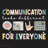 Communication Looks Different For Everyone Autism Awareness Gift Hat thumb 2