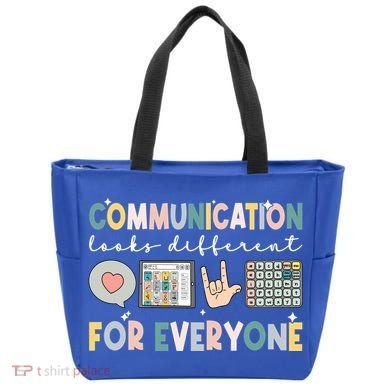 Communication Looks Different For Everyone Autism Awareness Gift Tote Bag