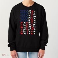 Dog Flag Usa Women's Sweatshirt thumb 0