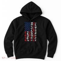 Dog Flag Usa Hoodie thumb 0