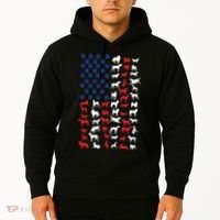 Dog Flag Usa Hoodie thumb 2