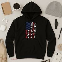 Dog Flag Usa Hoodie thumb 3