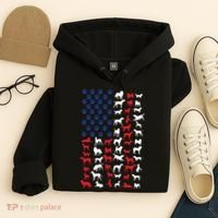 Dog Flag Usa Hoodie thumb 4