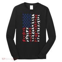 Dog Flag Usa Long Sleeve Shirt thumb 0