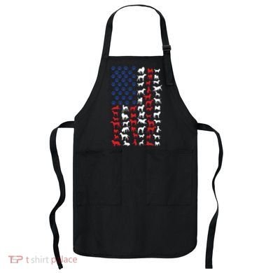 Dog Flag Usa Apron
