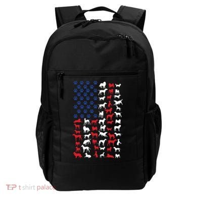Dog Flag Usa Backpack