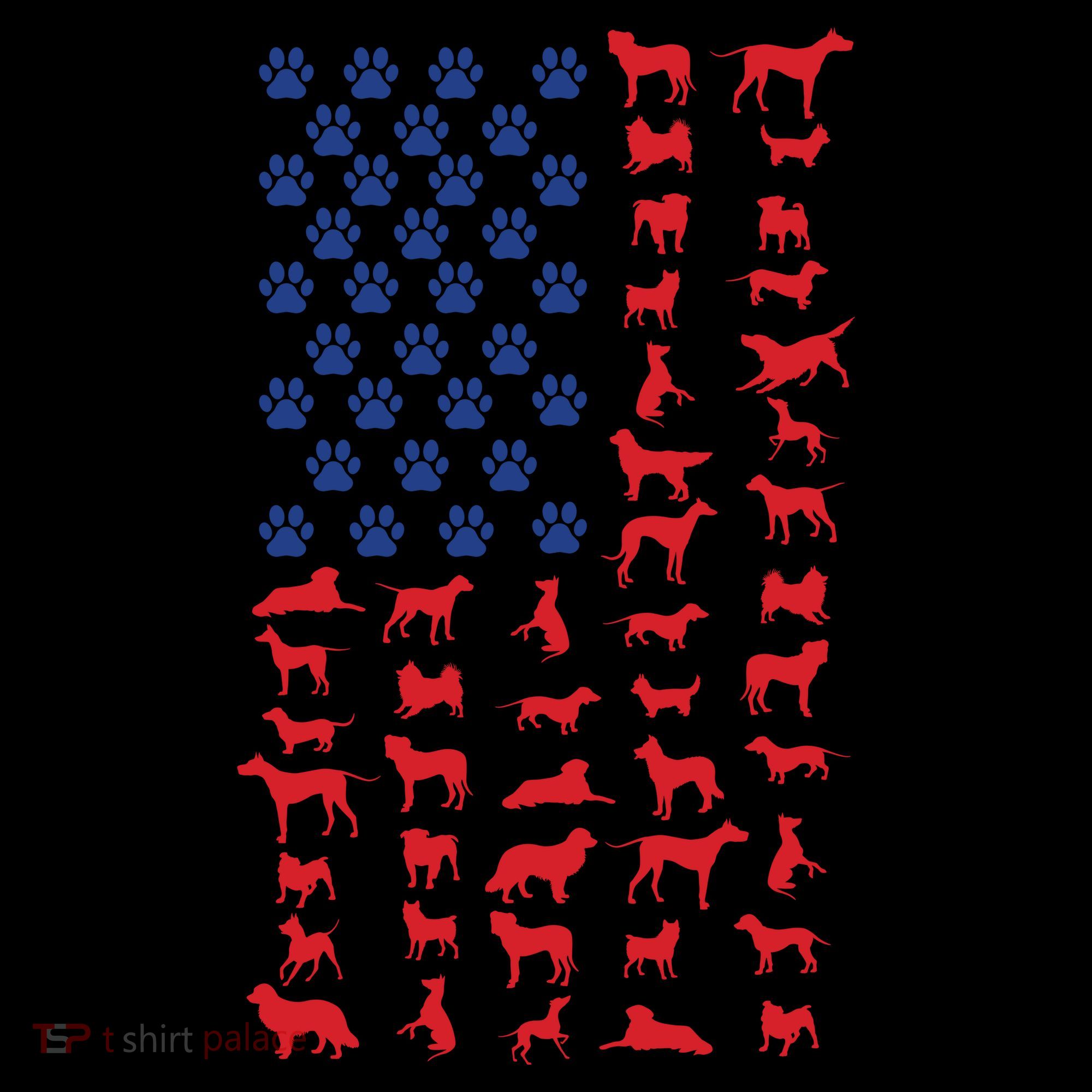 Dog Flag Usa Coffee Mug
