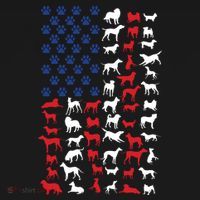 Dog Flag Usa Pajama Set thumb 2