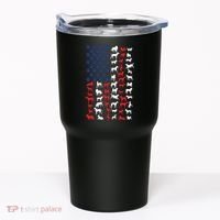 Dog Flag Usa Tumbler thumb 0