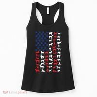 Dog Flag Usa Women's Tank Top thumb 0