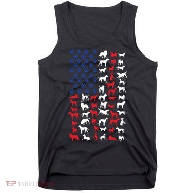 Dog Flag Usa Tank Top