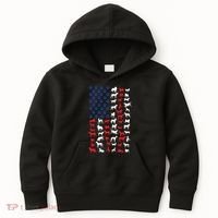 Dog Flag Usa Kids Hoodie thumb 0