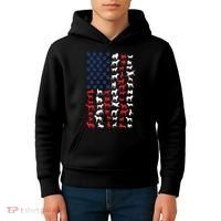 Dog Flag Usa Kids Hoodie thumb 4