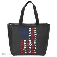 Dog Flag Usa Tote Bag thumb 0