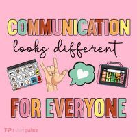 Communication Looks Different For Everyone Speech Therapy Coaster thumb 2