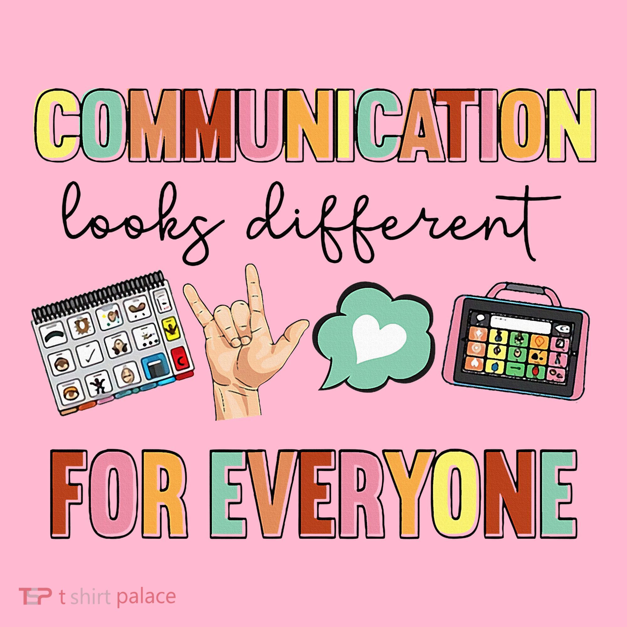 Communication Looks Different For Everyone Speech Therapy Coaster