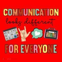 Communication Looks Different For Everyone Speech Therapy Santa Hat thumb 1