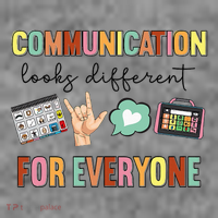 Communication Looks Different For Everyone Speech Therapy Toddler Hoodie thumb 2