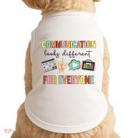 Communication Looks Different For Everyone Speech Therapy Doggie Tank thumb 0