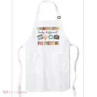 Communication Looks Different For Everyone Speech Therapy Apron thumb 0
