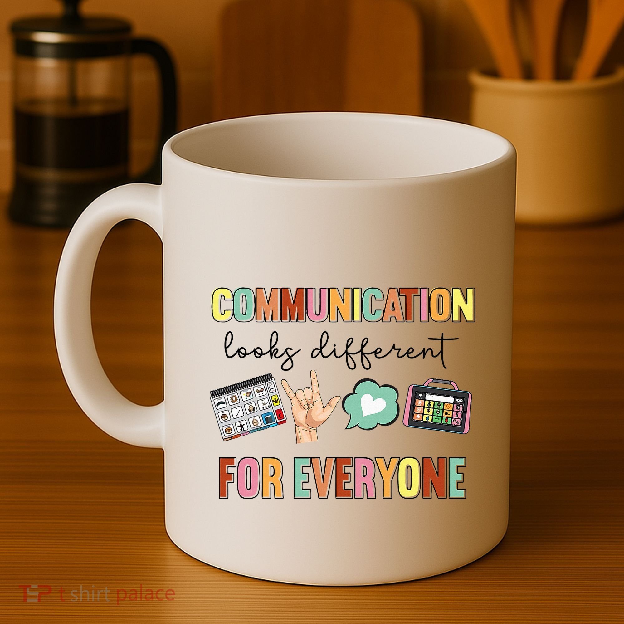 Communication Looks Different For Everyone Speech Therapy Coffee Mug