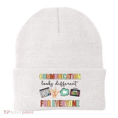 Communication Looks Different For Everyone Speech Therapy Beanie