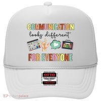 Communication Looks Different For Everyone Speech Therapy Hat thumb 0