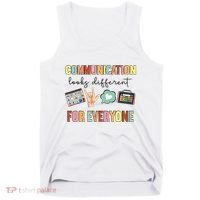Communication Looks Different For Everyone Speech Therapy Tank Top thumb 0