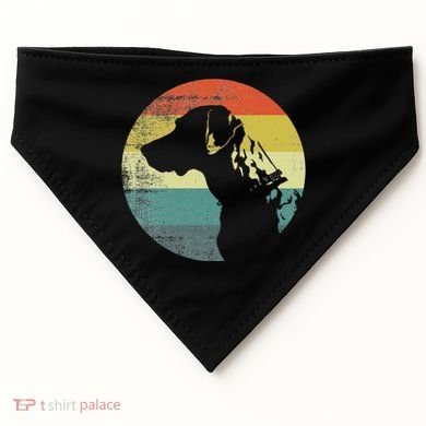 Catahoula Leopard Dog Retro Design USA-Made Doggie Bandana