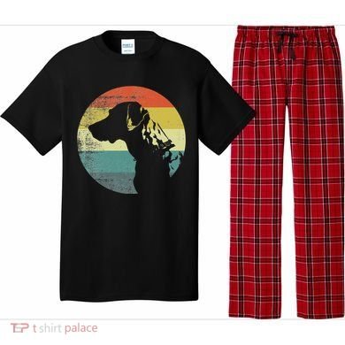Catahoula Leopard Dog Retro Design Pajama Set