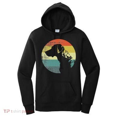 Catahoula Leopard Dog Retro Design Women's Hoodie