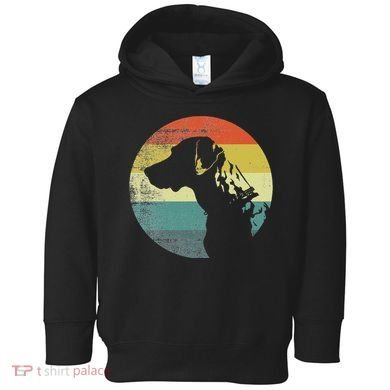 Catahoula Leopard Dog Retro Design Toddler Hoodie