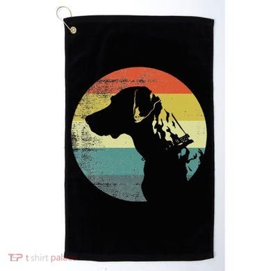 Catahoula Leopard Dog Retro Design Golf Towel