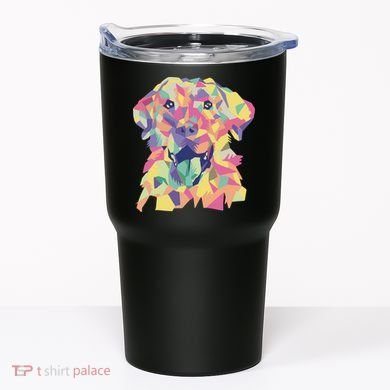 Colorful Labrador Dog Tumbler