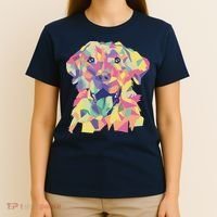 Colorful Labrador Dog T-Shirt thumb 4