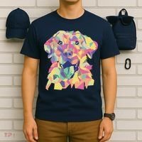 Colorful Labrador Dog T-Shirt thumb 6