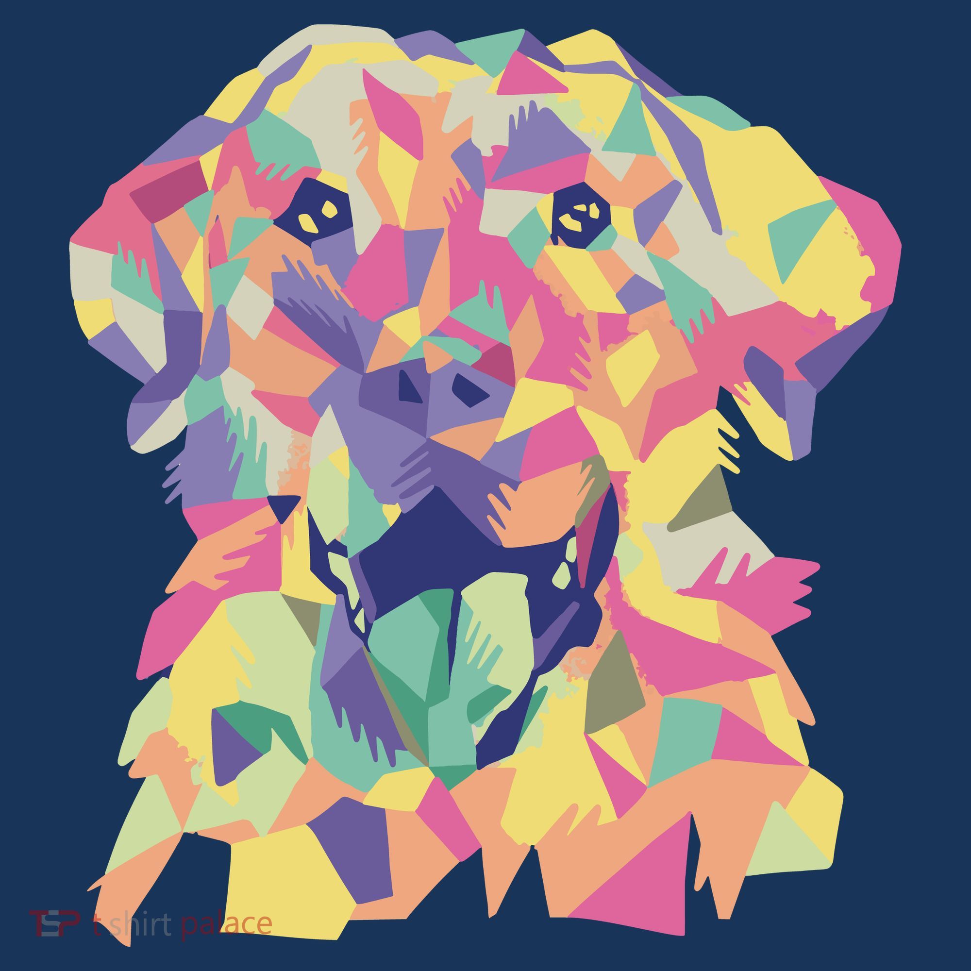 Colorful Labrador Dog T-Shirt