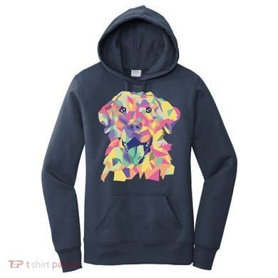 Colorful Labrador Dog Women's Hoodie